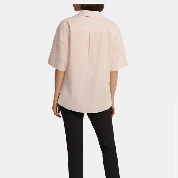 theory ss twist shirt Quartz icon shirting 2 new with tag size S MSRP $195 - Picture 3 of 13